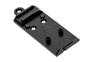 Agency Arms AOS Glock Slide Optic Cover Plate for Leupold DeltaPoint PRO. Forward Sight cut.